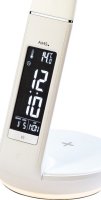 Designové stolní digitální LED hodiny 1304 AMS s noční LED lampou a nabíječkou pro smartphone