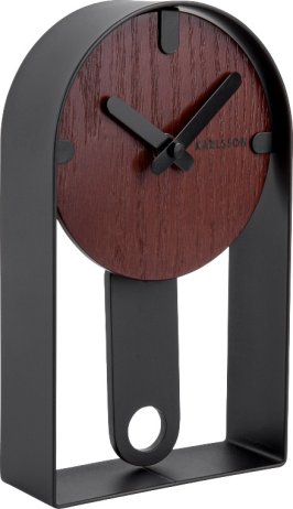 Designové stolní hodiny 5795BK Karlsson 22cm