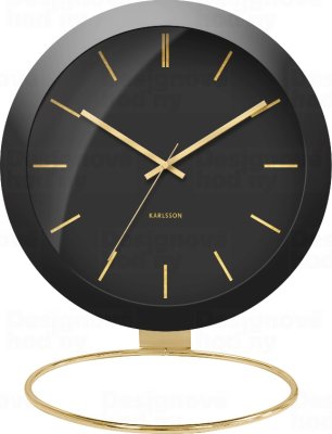 Designové stolní hodiny 5832BK Karlsson 25cm
