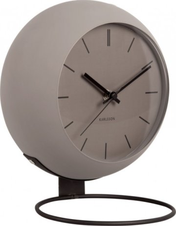 Designové stolní hodiny 5858GY Karlsson 25cm