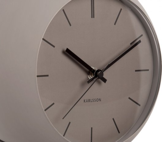 Designové stolní hodiny 5858GY Karlsson 25cm