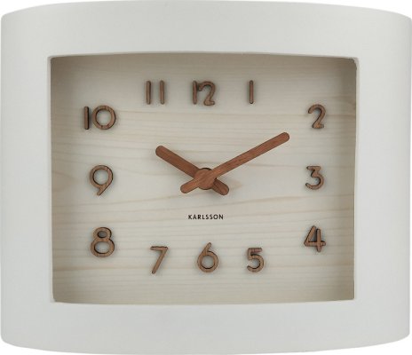 Designové stolní hodiny 5961WH Karlsson 22cm