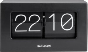 Designové stolní překlápěcí hodiny 5620BK Karlsson 21cm