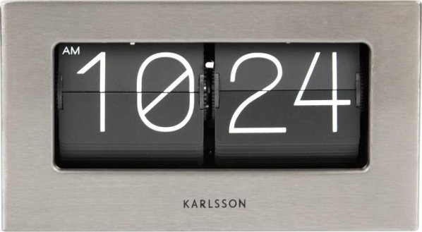 Designové stolní překlápěcí hodiny 5620ST Karlsson 21cm
