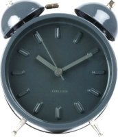 Designový budík 5225GY Karlsson 11cm