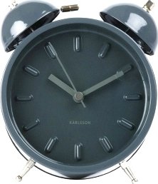 Designový budík 5225GY Karlsson 11cm