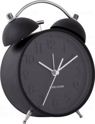 Designový budík 5784BK Karlsson 16cm