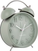 Designový budík 5784GR Karlsson 16cm