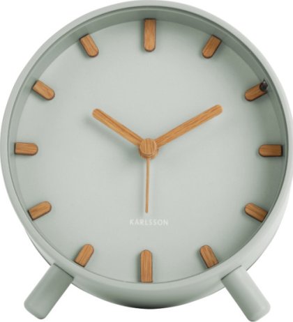 Designový budík 5943GR Karlsson 11cm