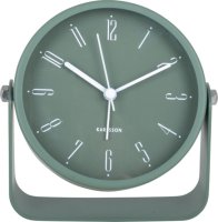 Designový budík 5989GR Karlsson 12cm
