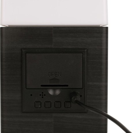 Designový digitální budík/hodiny s LED osvětlením 5798BK Karlsson 16cm