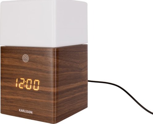 Designový digitální budík/hodiny s LED osvětlením 5798DW Karlsson 16cm