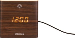Designový digitální budík/hodiny s LED osvětlením 5798DW Karlsson 16cm