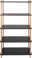 Designový dřevěný policový systém LM1951BK 150cm