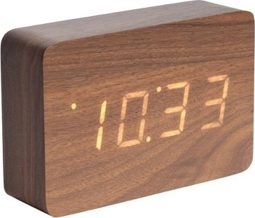 Designový LED budík - hodiny 5653DW Karlsson 15cm