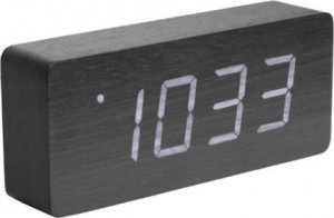 Designový LED budík - hodiny 5654BK Karlsson 21cm