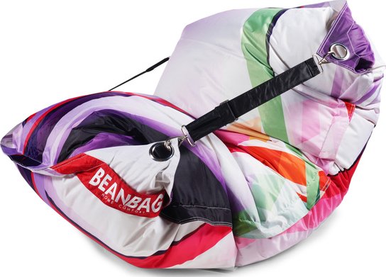 Designový sedací vak 189x140 Grafic 2 s popruhy