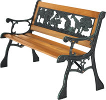 Zahradní lavička Animals