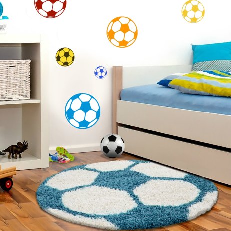 Dětský kusový koberec Fun 6001 turkis