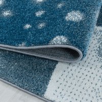 Dětský kusový koberec Funny 2110 blue