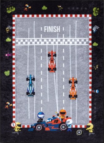 Dětský kusový koberec Junior 52108.801 Formula 1