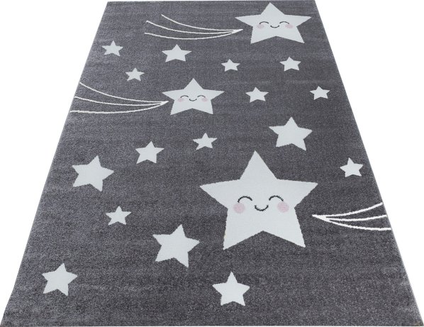 Dětský kusový koberec Kids 610 grey