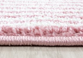 Dětský kusový koberec Kids 620 pink kruh