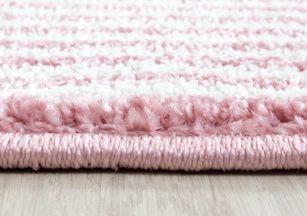 Dětský kusový koberec Kids 620 pink kruh