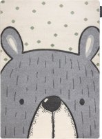Dětský kusový koberec Petit Bear cream