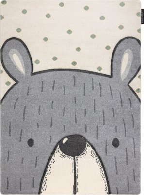 Dětský kusový koberec Petit Bear cream