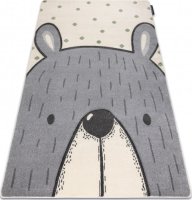 Dětský kusový koberec Petit Bear cream