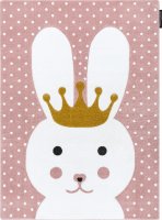 Dětský kusový koberec Petit Bunny pink