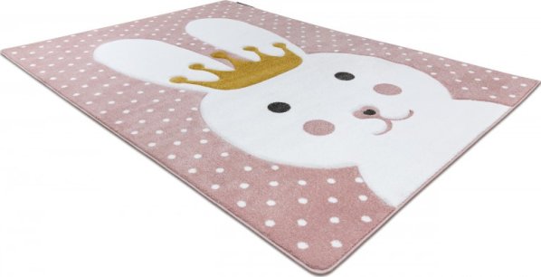 Dětský kusový koberec Petit Bunny pink