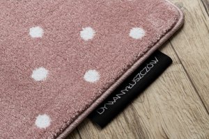 Dětský kusový koberec Petit Bunny pink