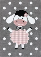 Dětský kusový koberec Petit Dolly sheep grey