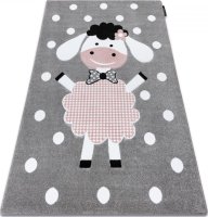 Dětský kusový koberec Petit Dolly sheep grey
