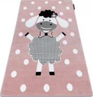 Dětský kusový koberec Petit Dolly sheep pink