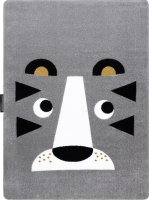 Dětský kusový koberec Petit Lion grey
