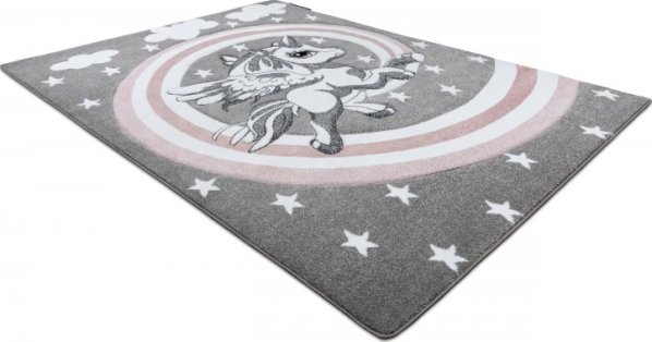 Dětský kusový koberec Petit Pony grey