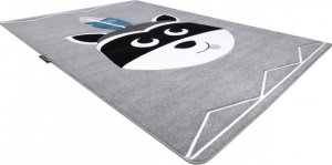 Dětský kusový koberec Petit Raccoon mukki grey