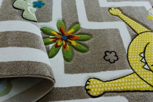 Dětský kusový koberec Smart Kids 22303 Beige