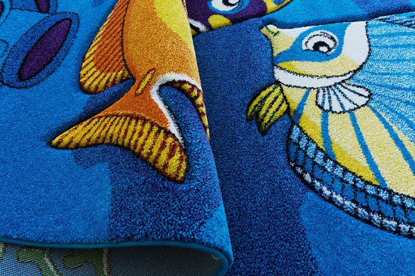 Dětský kusový koberec Smart Kids 22308 Blue