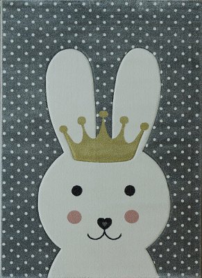 Dětský kusový koberec Smart Kids 22414 Grey