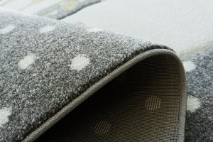 Dětský kusový koberec Smart Kids 22414 Grey