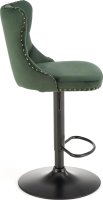 Elegantní barová židle H117 tmavězelená