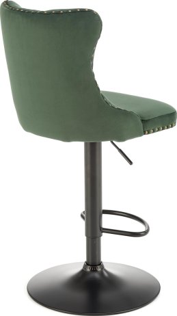 Elegantní barová židle H117 tmavězelená