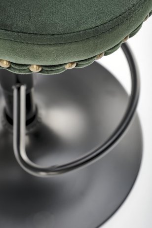 Elegantní barová židle H117 tmavězelená