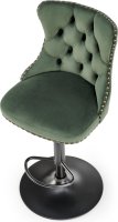 Elegantní barová židle H117 tmavězelená