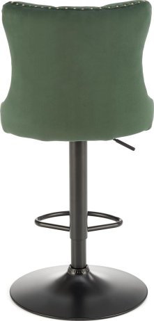 Elegantní barová židle H117 tmavězelená