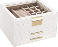 Bílá šperkovnice JBC239WT